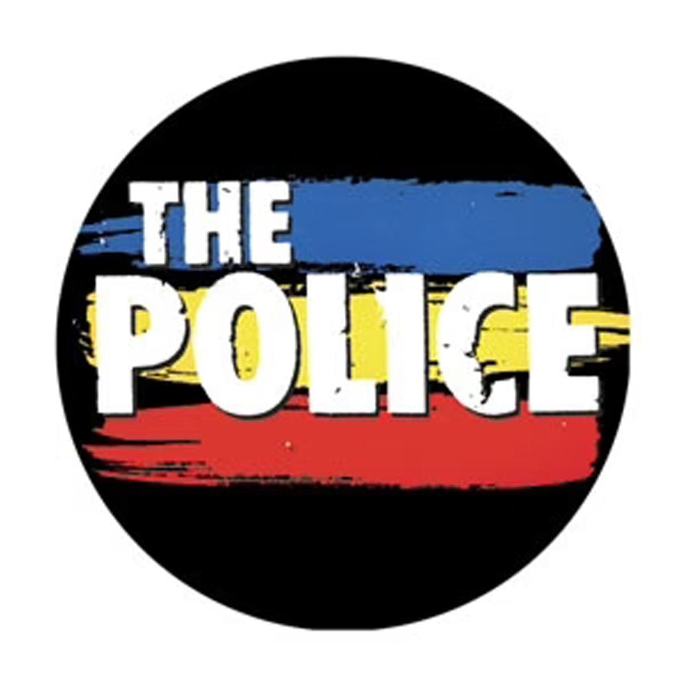 POLICE ポリス - Striped Logo / バッジ - PGS